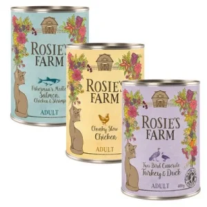 Rosie's Farm Adult 12 x 400 g para gatos - Pack económico