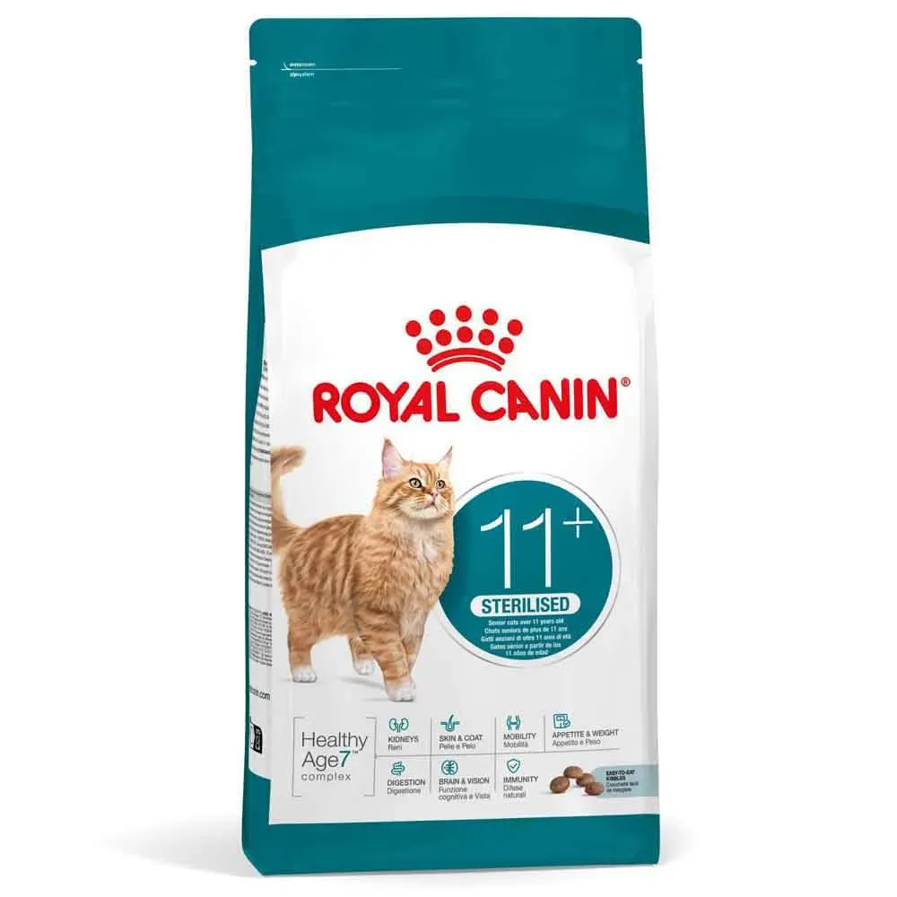 Royal Canin Ageing 11+ – Alimentação para Gatos Senior Esterilizados com Mais de 11 Anos
