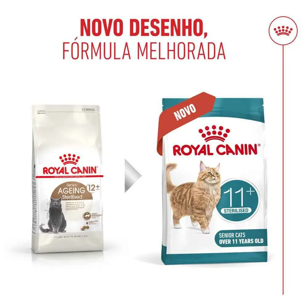 Royal Canin Ageing 11+ – Alimentação para Gatos Senior Esterilizados com Mais de 11 Anos - Image 2