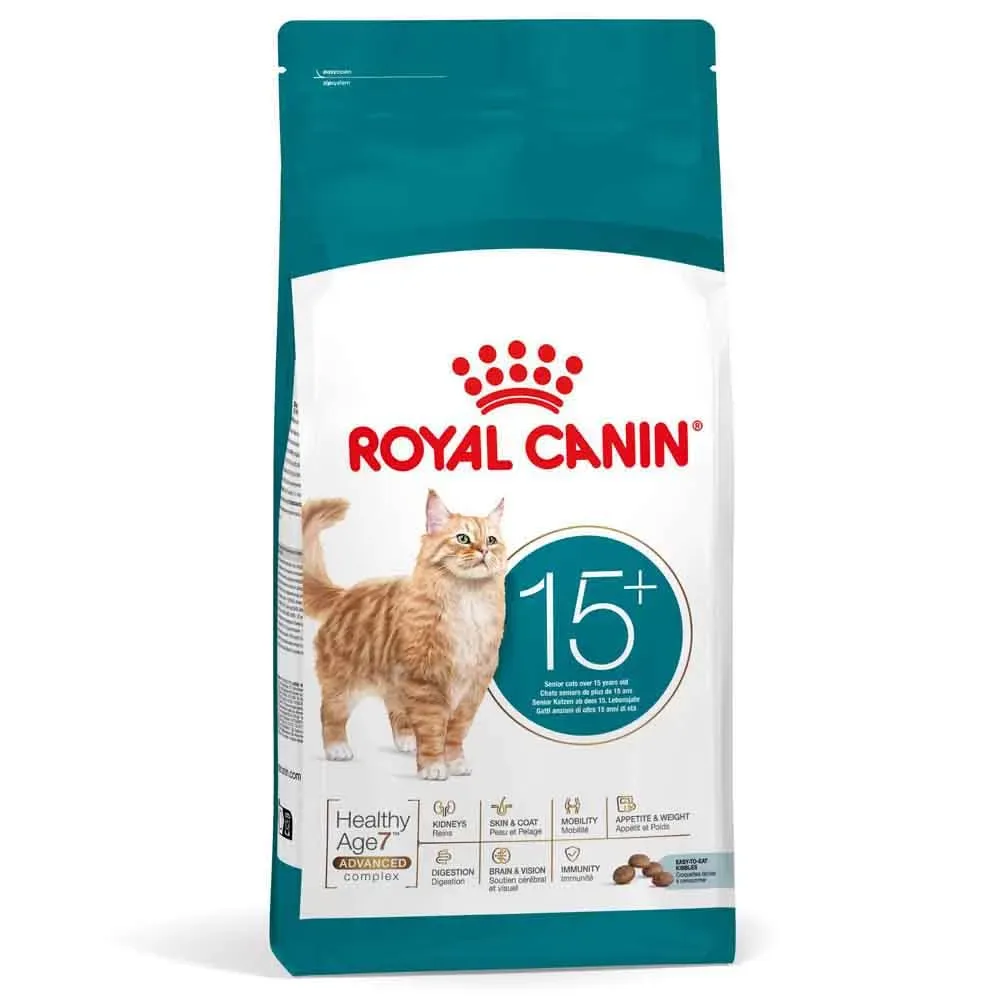 Royal Canin Ageing 15+ – Alimentação para Gatos Senior com Mais de 15 Anos