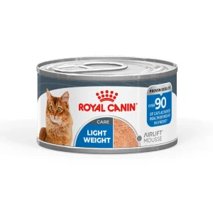 Royal Canin Care Light Weight Mousse Comida húmida em lata para gatos adultos