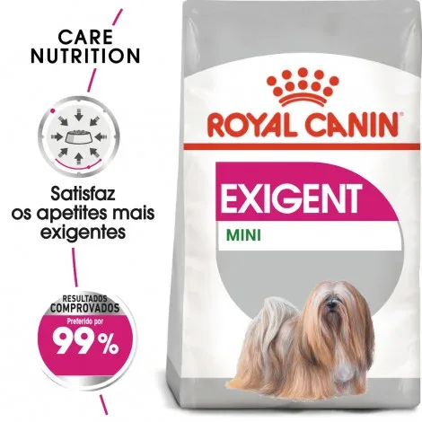 Royal Canin Exigent Mini Adult – Ração seca para cão de porte pequeno com apetite exigente – Quantidade: 3 kg
