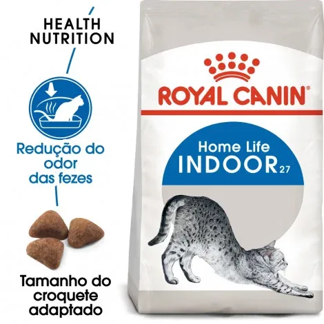 Royal Canin Indoor 27 Adult – Ração seca para gato de interior – Quantidade: 10 kg