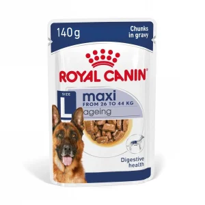 Royal Canin Maxi Ageing saqueta em molho para cães sénior