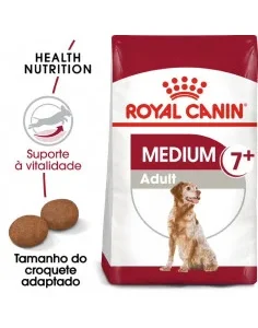 Royal Canin Medium Adult 7 anos 15kg - Ração Seca para Raças Médias