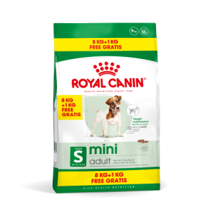 Royal Canin Mini Adulto ração para cão 8kg+1kg Grátis