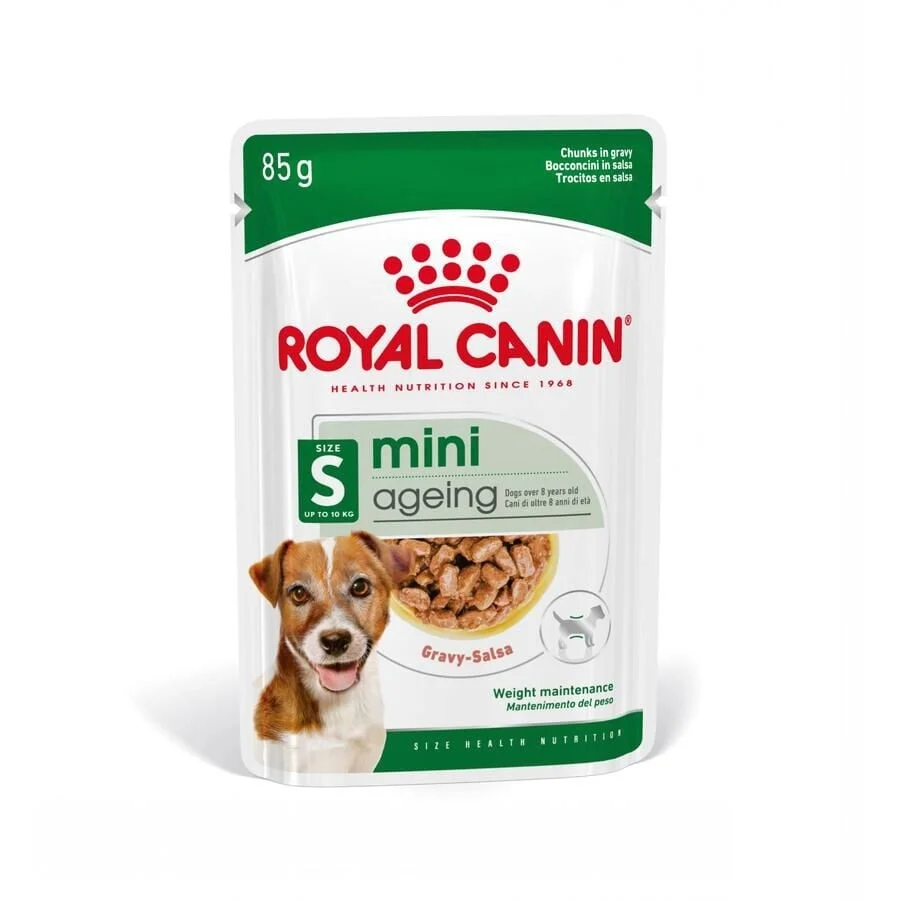 Royal Canin Mini Ageing saquetas em molho para cães sénior