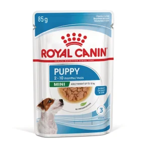 Royal Canin Mini Puppy alimento húmido em molho saquetas para cães