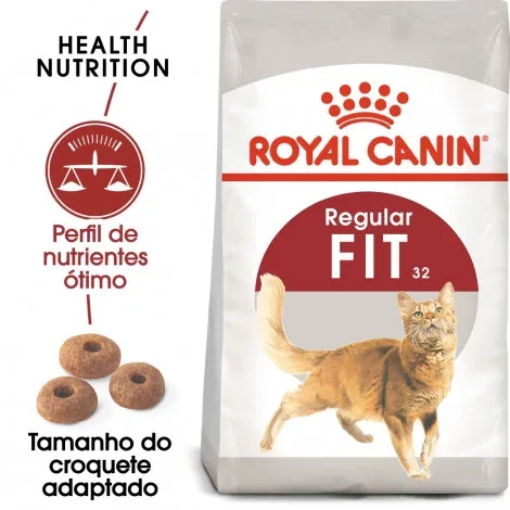 Royal Canin Regular Fit 32 Adult – Ração seca para gato – Quantidade: 400 g