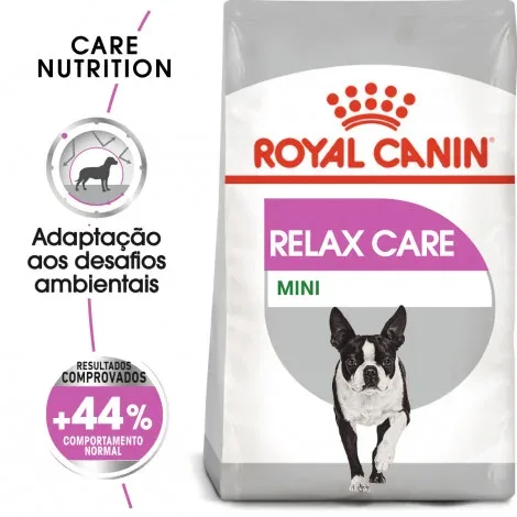 Royal Canin Relax Care Mini Adult – Ração seca para cão de porte pequeno com dificuldade de adaptação a mudanças – Quantidade: 3 kg