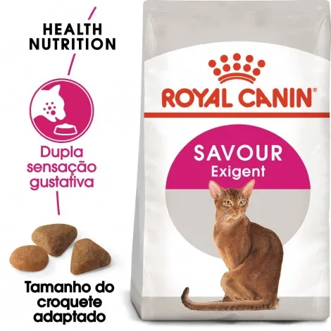 Royal Canin Savour Exigent Adult – Ração seca para gato exigente – Quantidade: 400 g