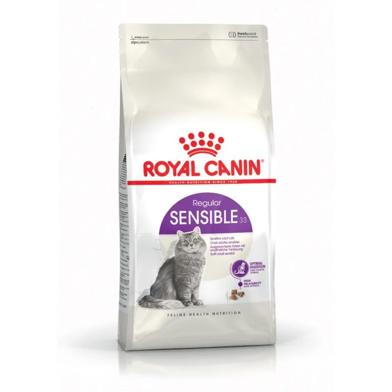 Royal Canin Sensible 33 Adult – Ração seca para gato com sensibilidade digestiva