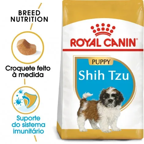 Royal Canin Shih Tzu Puppy – Ração seca para cachorro de raça – Quantidade: 1,5 kg