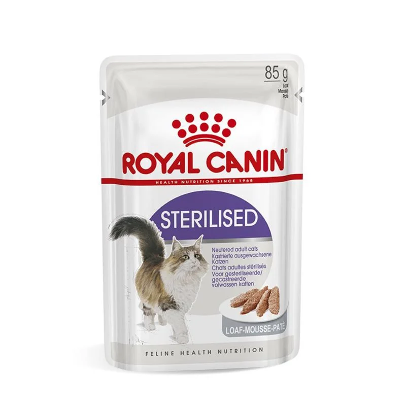 Royal Canin Sterilised – Alimento em patê para gato adulto esterilizado