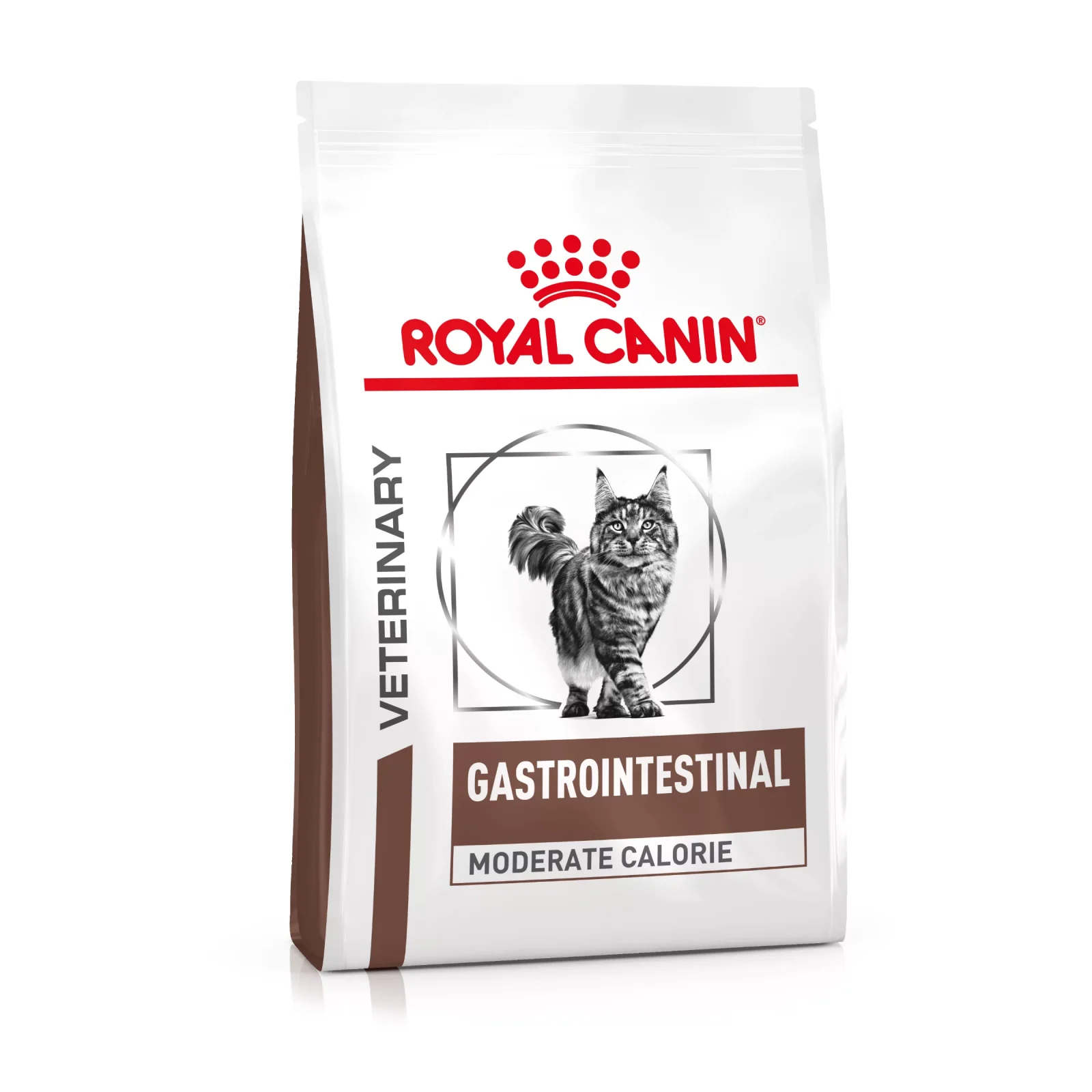 Royal Canin Veterinary Feline Gastrointestinal Moderate Calorie GIM35 para gato adulto com problemas digestivos