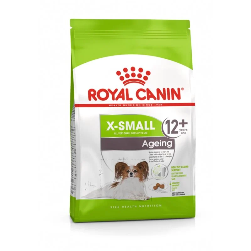 Royal Canin X-Small Adult 12+ – Ração seca para cão muito pequeno com mais de 12 anos