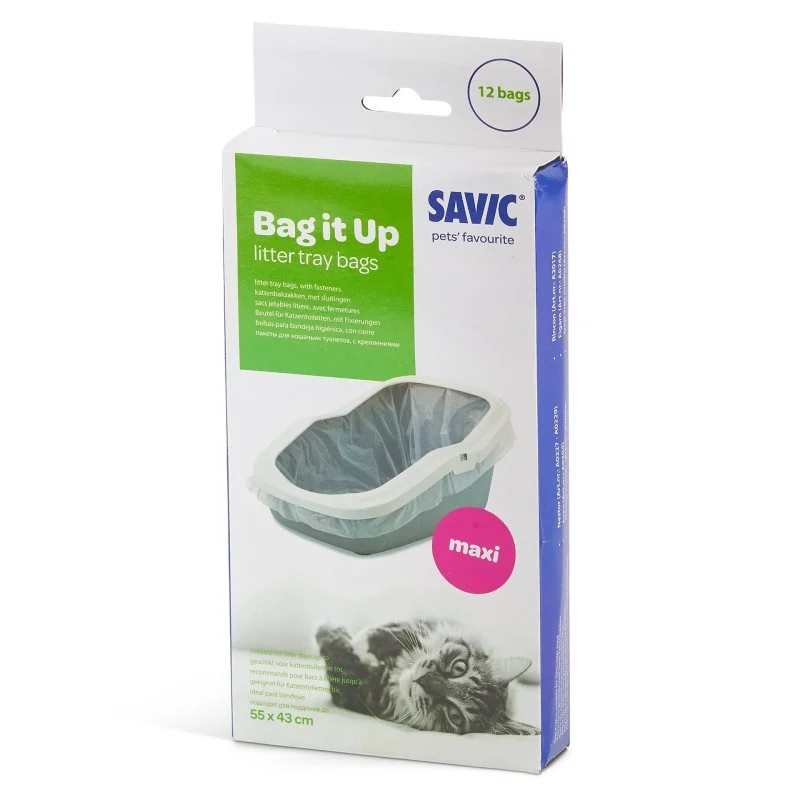 Sacos para Caixa de Areia Bag It Up Maxi 12 Unidades da Savic