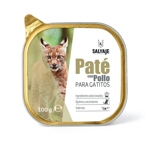 Salvaje Original Frango em Patê terrina para gatinhos