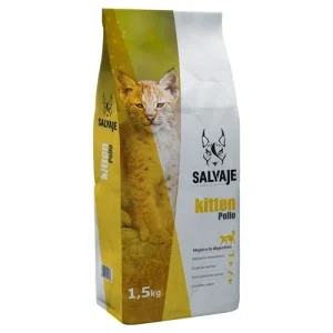 Salvaje Original Kitten Frango ração para gatos