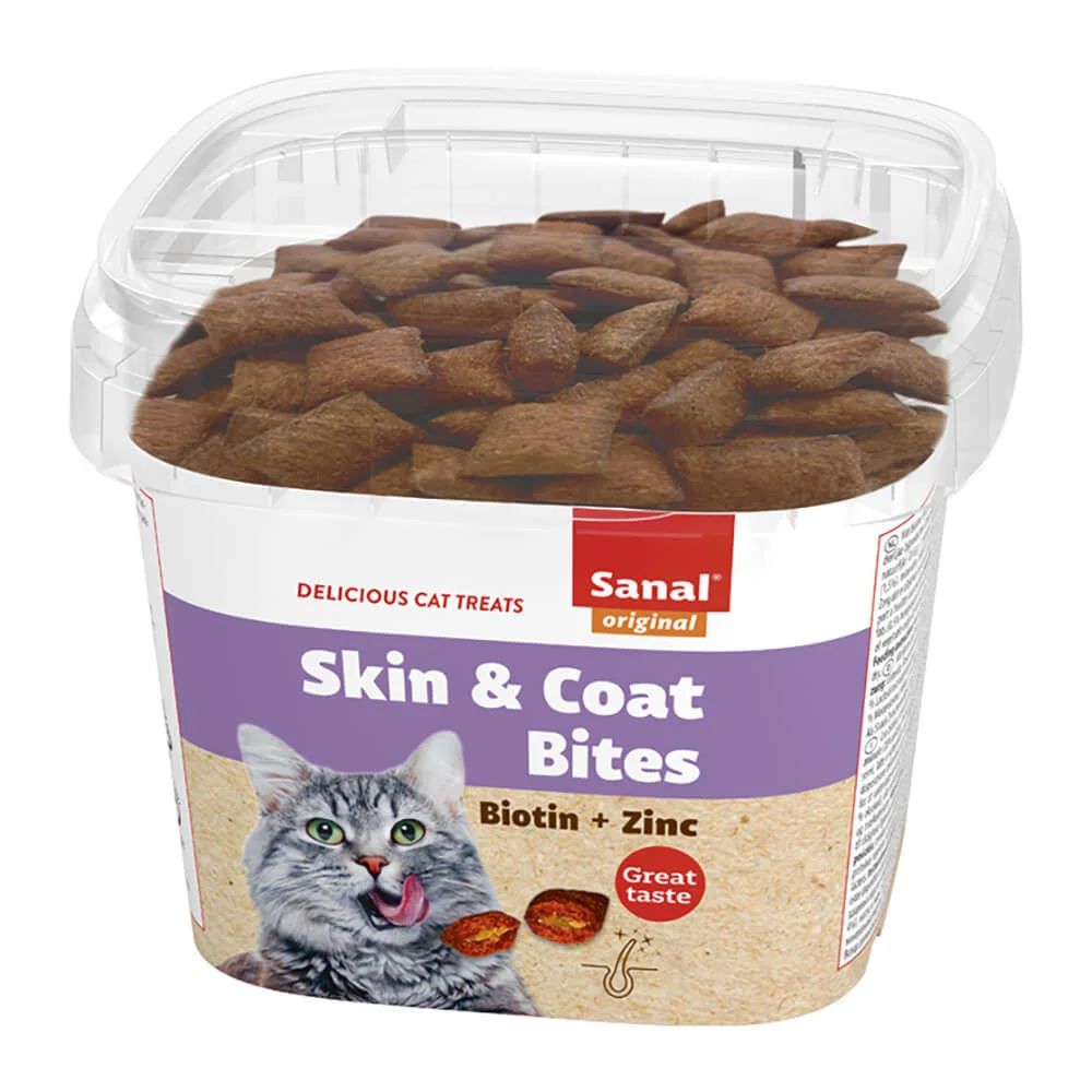 SANAL CAT – SKIN & COAT BITES CUP