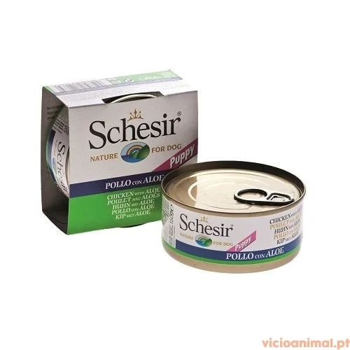 Schesir Puppy Frango c/ Aloé Vera 150 gr