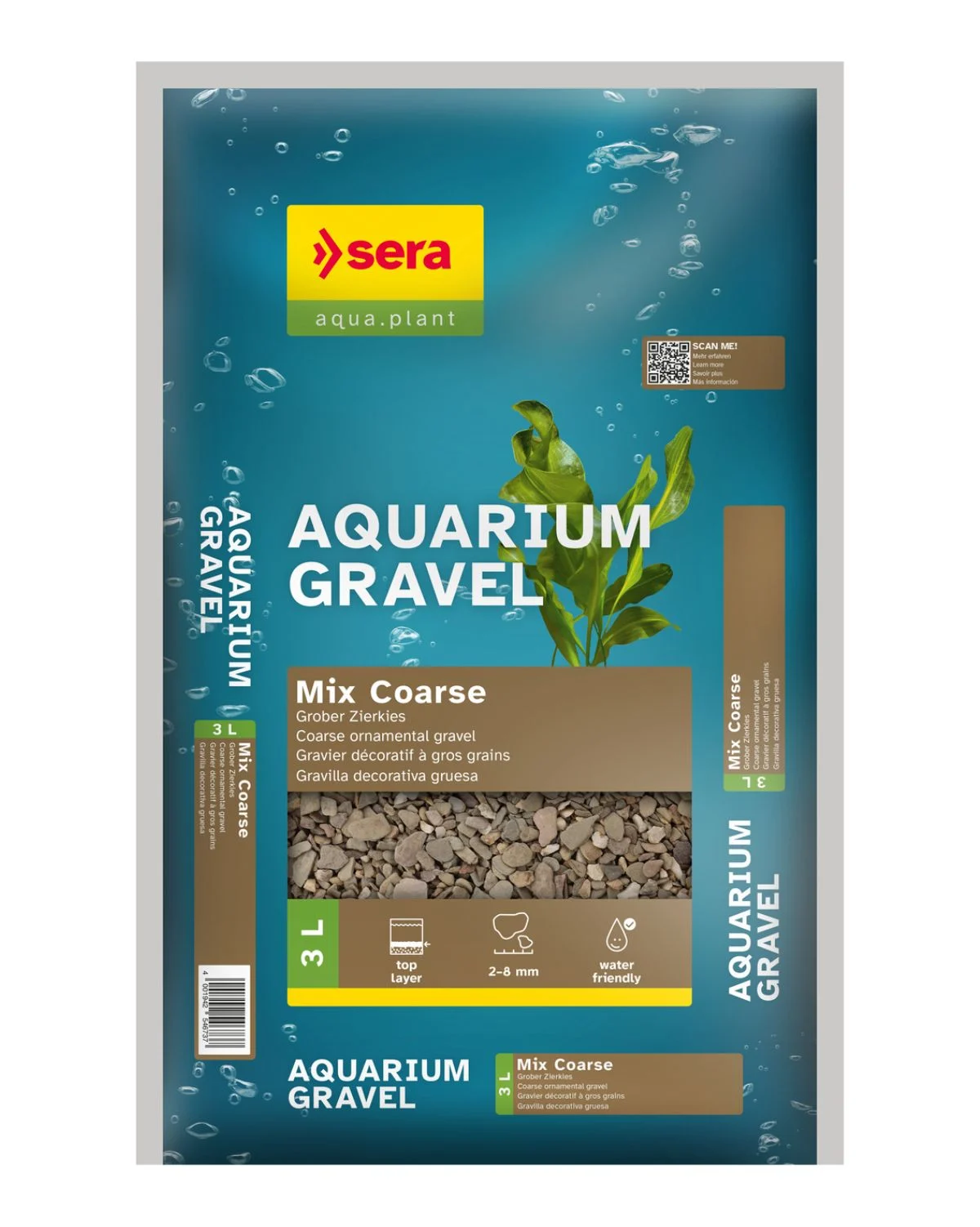 sera Aquarium Gravel Mix Coarse – Areão Natural Multicolor para Aquário - Image 2