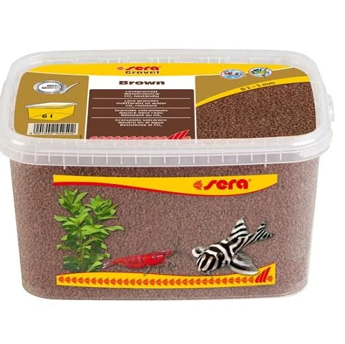 SERA GRAVEL BROWN 2-3MM 3LT - Image 2