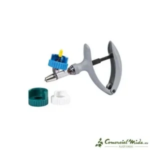 Seringa de vacinação KERBL Henke Eco Matic com 3 adaptadores