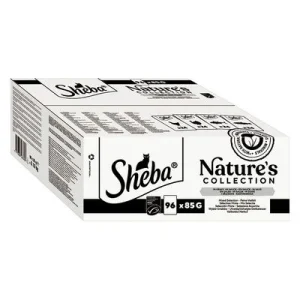 Sheba Nature's Collection em molho para gatos adultos em saquetas 96 x 85 g