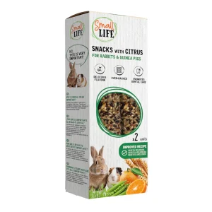 Small Life Barritas Snack com Citrinos para coelhos e Porquinhos da Índia