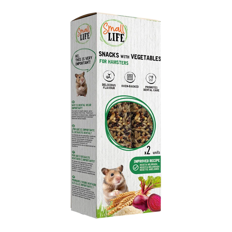 Small Life Barritas Snack com Vegetais para hamsters