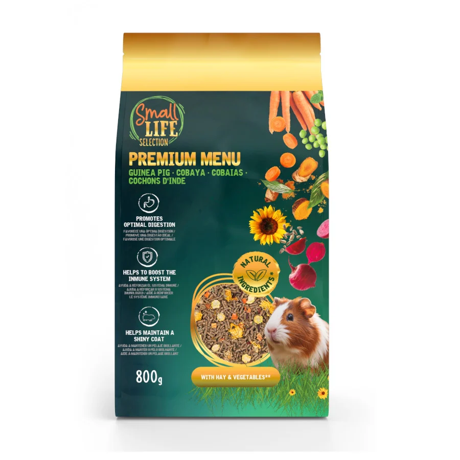 Small Life Premium Menú Comida para Porquinhos-da-Índia