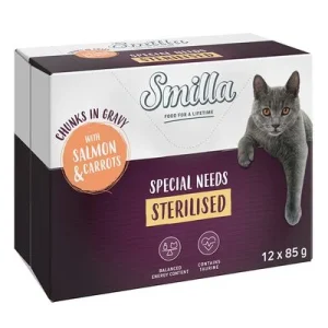 Smilla saquetas Sterilised Pedaços com legumes
