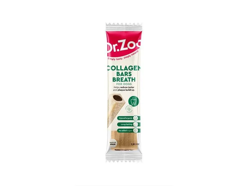 Snack Cão Dr. Zoo Barra Dental Hálito Fresco 80g