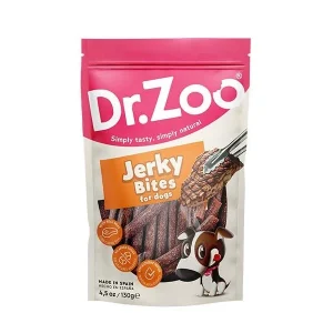Snack Cão Dr. Zoo Jerky Bites Carne Seca 130g