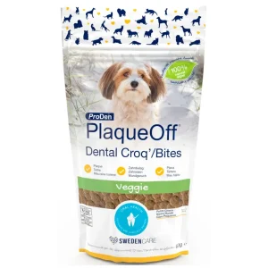 Snack dentário PlaqueOff para cães ProDen