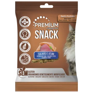 Snack Gato Salmão e Atum 50Gr – HappyOne Premium