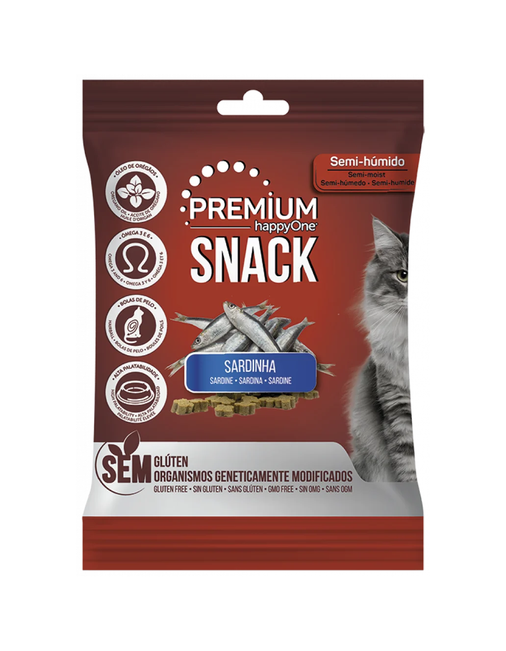 Snack Gato Sardinha 50Gr – HappyOne Premium
