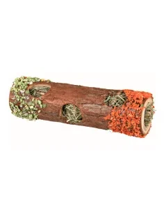 Snack Natural Túnel com Feno e Flor Hibiscus para Roedores de Estimação 25gr