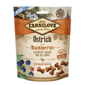 Snack para cães Carnilove Dog Crunchy Snack Ostrich & Blackberries 200 g