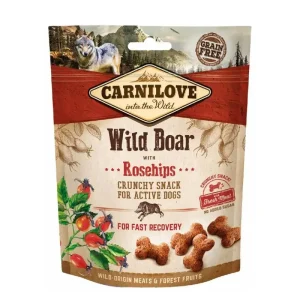 Snack para cães Carnilove Dog Crunchy Snack Wild Boar & Rosehips 200 g