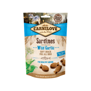 Snack para cães Carnilove Dog Soft Snack Sardines & Wild Garlic 200 g