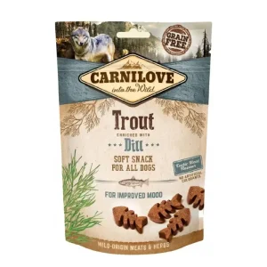Snack para cães Carnilove Dog Soft Snack Trout & Dill 200 g