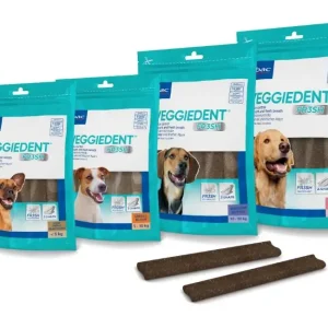 Snack para cães Dental Virbac VeggieDent Fr3sh