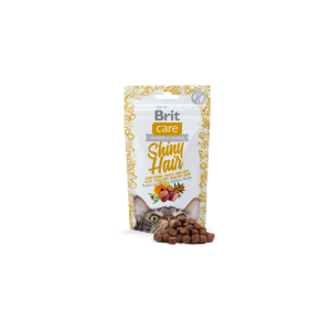Snack para gatos Brit Care Cat Snack Shiny Hair – 50 g