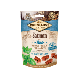 Snack para gatos Carnilove Cat Crunchy Snack Salmon with Mint 50 g
