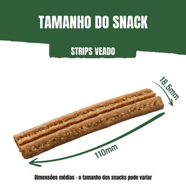 Snack Strips Veado Selvagem 90Gr – Adventuros - Image 2