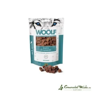 Snack WOOLF Cubos de Pato 5 x 100 gr