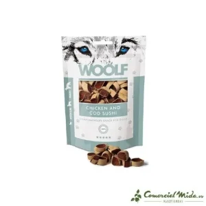 Snack WOOLF Frango e Sushi de Bacalhau 5 x 100 gr