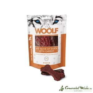 Snack WOOLF Osso de Pato e Cenoura 5 x 100 gr